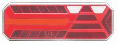Wolfram E9 Led 6 Fonksiyonlu Arka Stop Lambası Amber-Kırmızı-Beyaz 10-30V