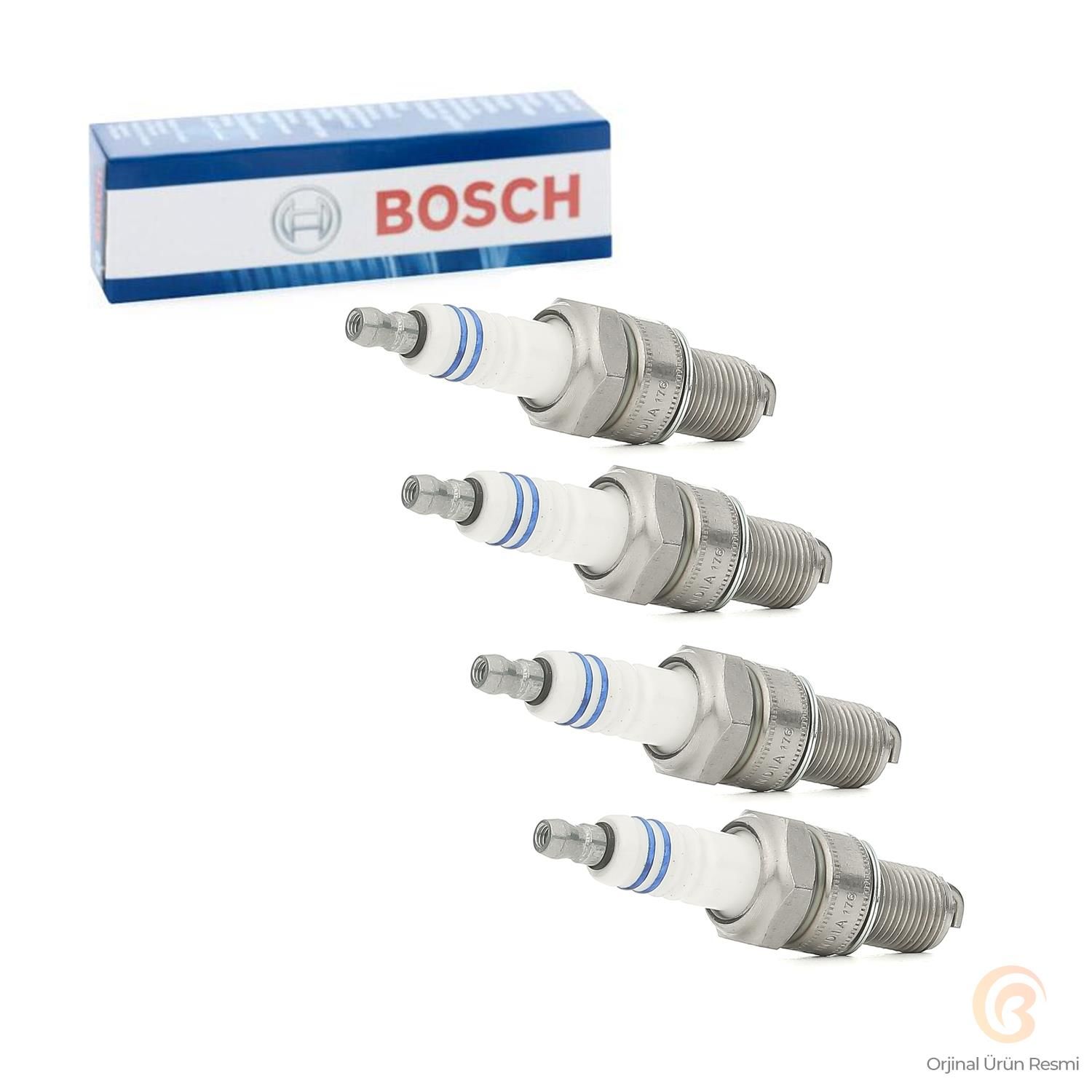 Bosch Tofaş-Fiat 4'lü Buji Seti W7DC 0241235755