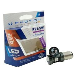 Photon Mercekli P21/5W 1016 21SMD Red Kırmızı Sinyal Ampülü