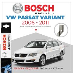 Bosch Aerotwin Muz Silecek Takımı Vw Passat Variant 2006-2011 ile uyumlu