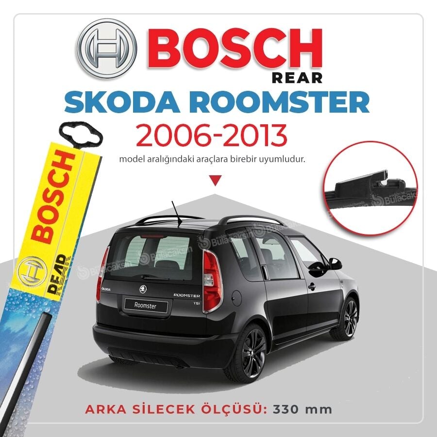 Bosch Rear Arka Silecek Skoda Roomster 2006-2013 ile uyumlu