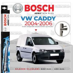 Bosch Aerotwin Muz Silecek Takımı Volkswagen Caddy 2004-2006 ile uyumlu
