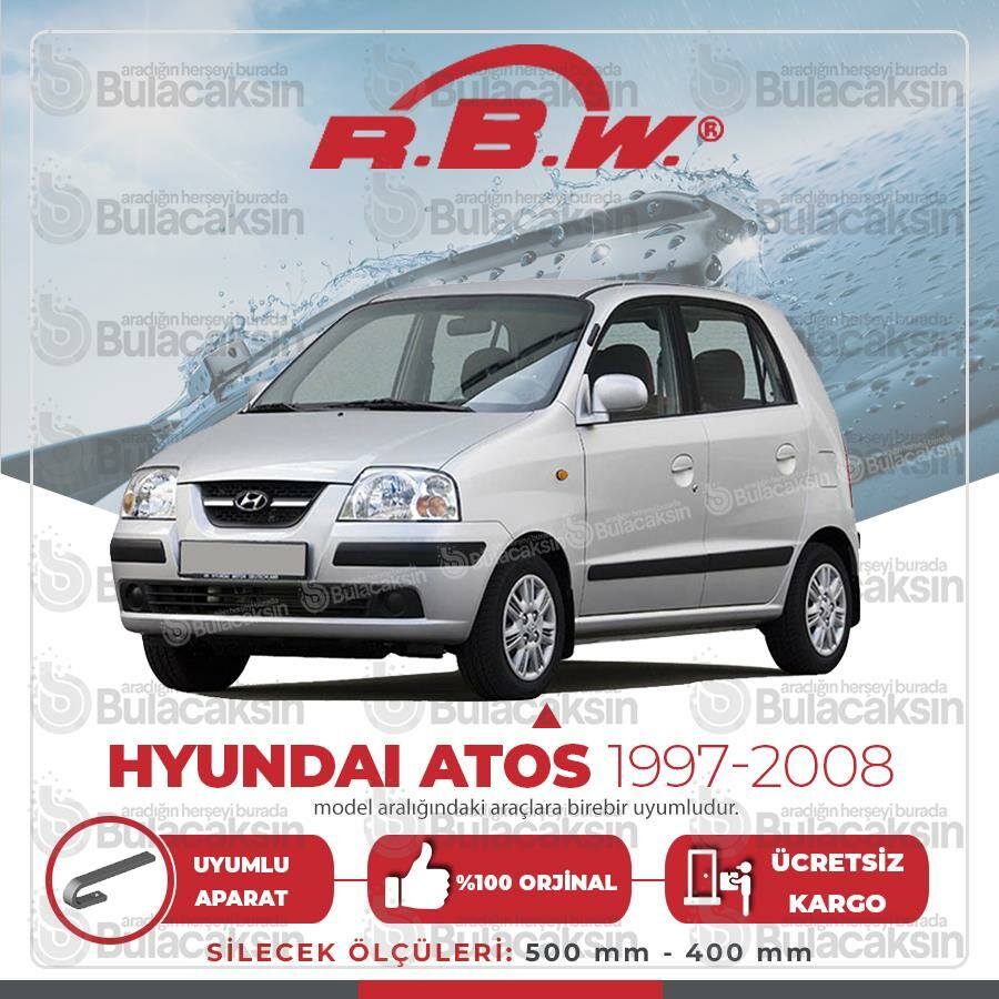 Hyundai Atos Muz Silecek Takımı (1997-2008) RBW
