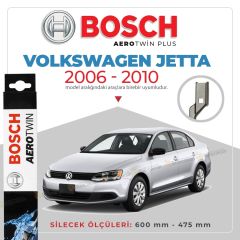 Bosch Aerotwin Muz Silecek Takımı Volkswagen Jetta 2006-2010 ile uyumlu