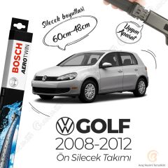 Bosch Aerotwin Muz Silecek Takımı Volkswagen Golf 6 2008-2012 ile uyumlu