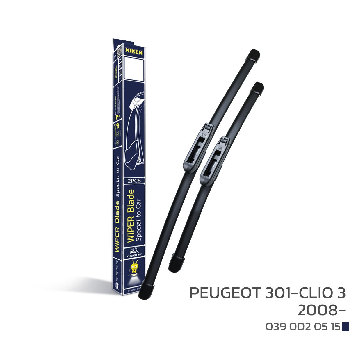 Niken Muz Silecek Takımı Renault Clio Grandtour 2008-2012 ile uyumlu