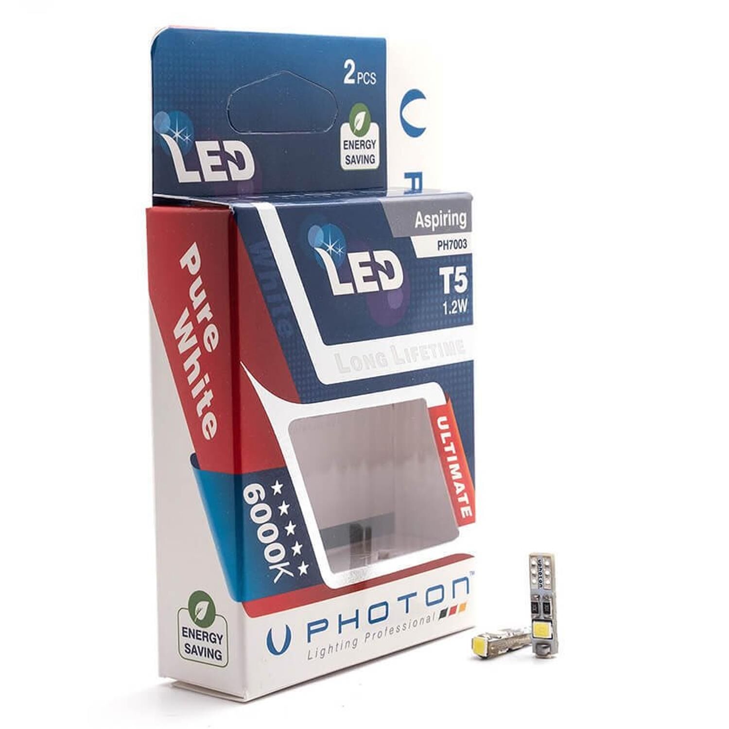 Photon PH7003 T5 Küçük Dipsiz 12/24V 1.2W 3 Ledli 6000K