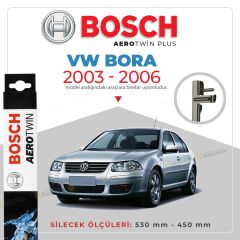 Bosch Aerotwin Muz Silecek Takımı Volkswagen Bora 2003-2006 ile uyumlu