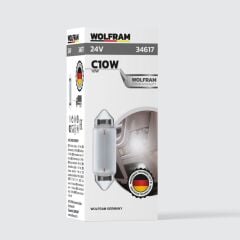Wolfram CW10 Ampul Sofit Uzun Boy 41 mm 24V 10W