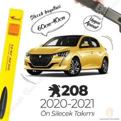 İnwells Muz Silecek Takımı Peugeot 208 2020-2021 ile uyumlu