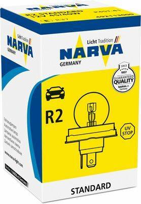 NARVA AMPUL 12V 3 FİŞLİ FAR R2 10 ADET