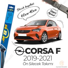 RBW Muz Silecek Takımı Opel Corsa F 2014-2019 ile uyumlu