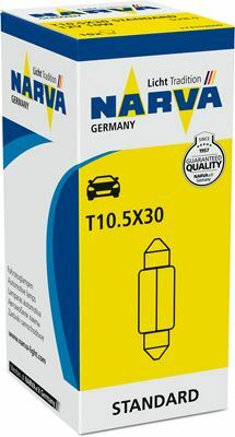 NARVA AMPUL 12V 10W SOFİT JAPON TİP T10,5×30 10 ADET