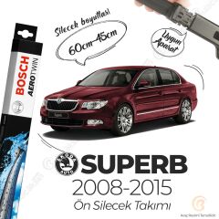 Bosch Aerotwin Muz Silecek Takımı Skoda Superb 2008-2015 ile uyumlu
