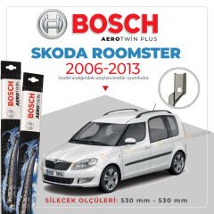 Bosch Aerotwin Muz Silecek Takımı Skoda Roomster 2006-2013 ile uyumlu