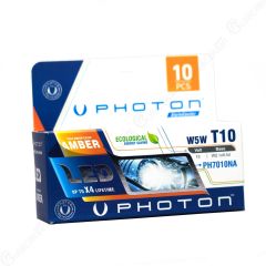 Photon PH7010NA 12v T10 Dipsiz Ampul 10 Ledli Turuncu 10 Adet