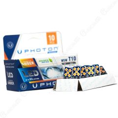 Photon PH7010NA 12v T10 Dipsiz Ampul 10 Ledli Turuncu 10 Adet
