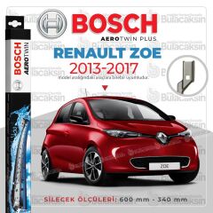 Bosch Aerotwin Muz Silecek Takımı Renault Zoe 2013-2017 ile uyumlu