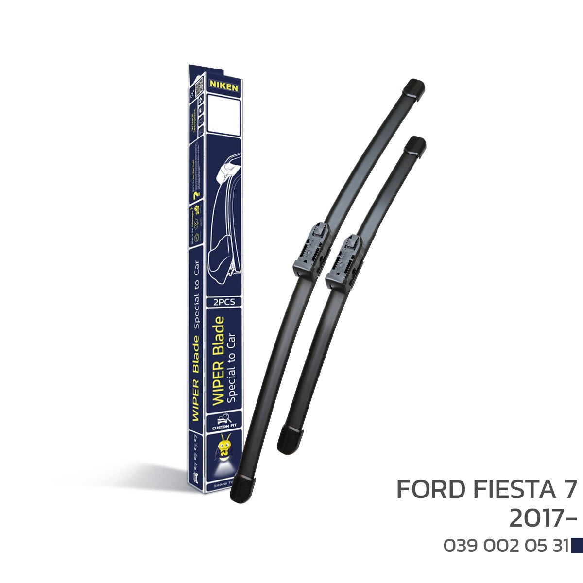 Niken Muz Silecek Takımı Ford Fiesta 2018-2020 ile uyumlu