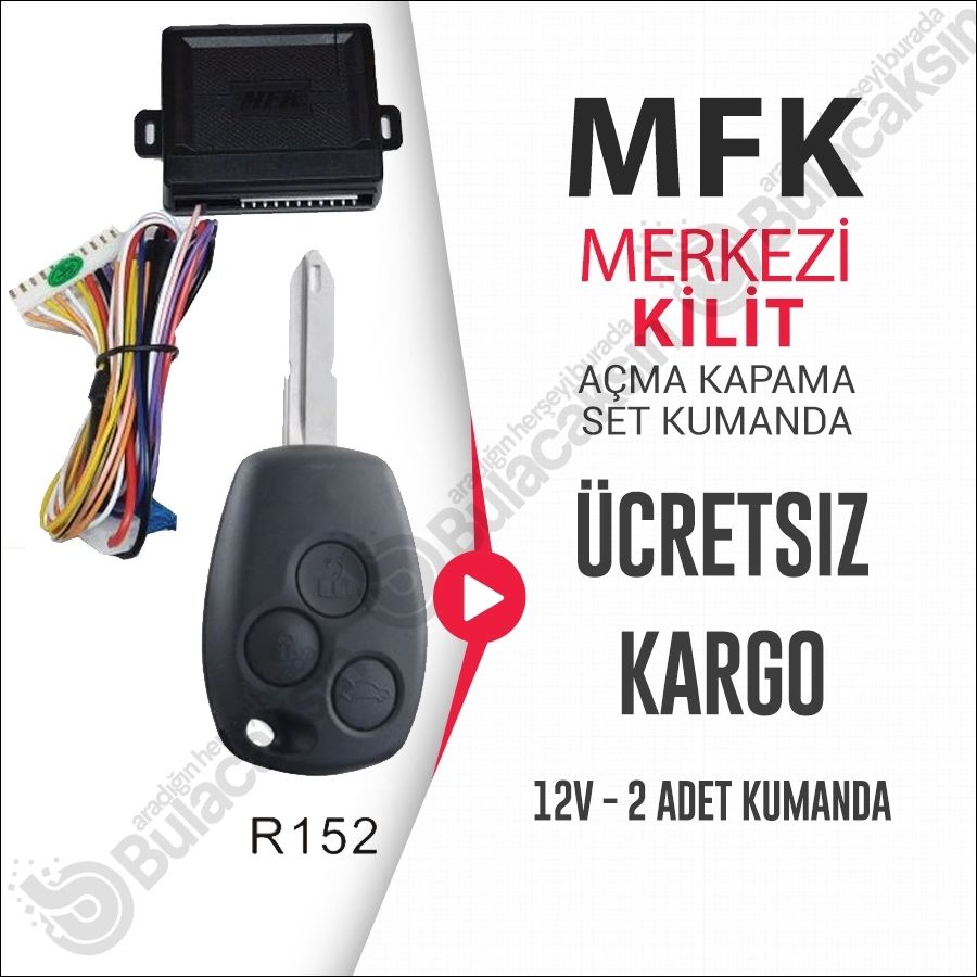 Mfk Renault Tip Açma Kapama Kumanda Seti R-152