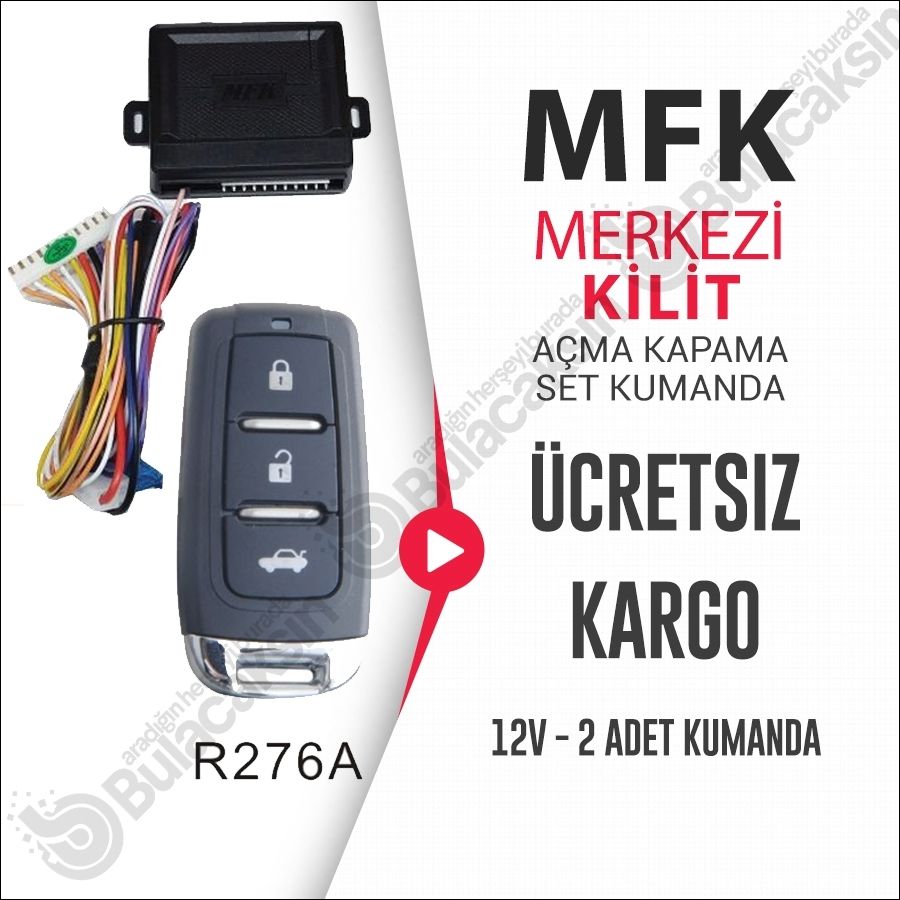 Mfk Merkezi Kilit İçin Açma Kapama Kumanda Seti R-276A