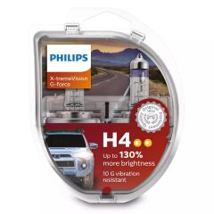 Philips X-treme Vision G-force H4 Otomobil Far Ampulü (12342xvgs2) +%130