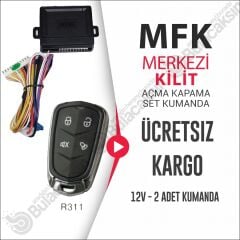 Mfk Merkezi Kilit İçin Açma Kapama Kumanda Seti R-311