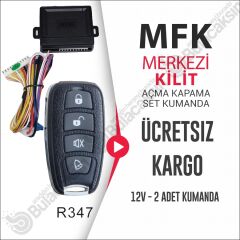Mfk Merkezi Kilit İçin Açma Kapama Kumanda Seti R-347