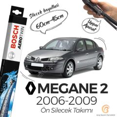 Bosch Aerotwin Muz Silecek Takımı Renault Megane 2 2006-2009 ile uyumlu