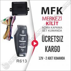 Mfk Merkezi Kilit İçin Açma Kapama Kumanda Seti R-613