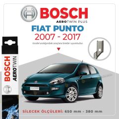 Bosch Aerotwin Muz Silecek Takımı Fiat Punto 2007-2017 ile uyumlu