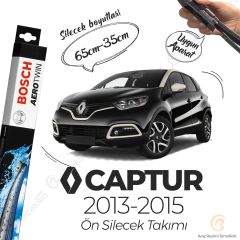Bosch Aerotwin Muz Silecek Takımı Renault Captur 2013-2015 ile uyumlu