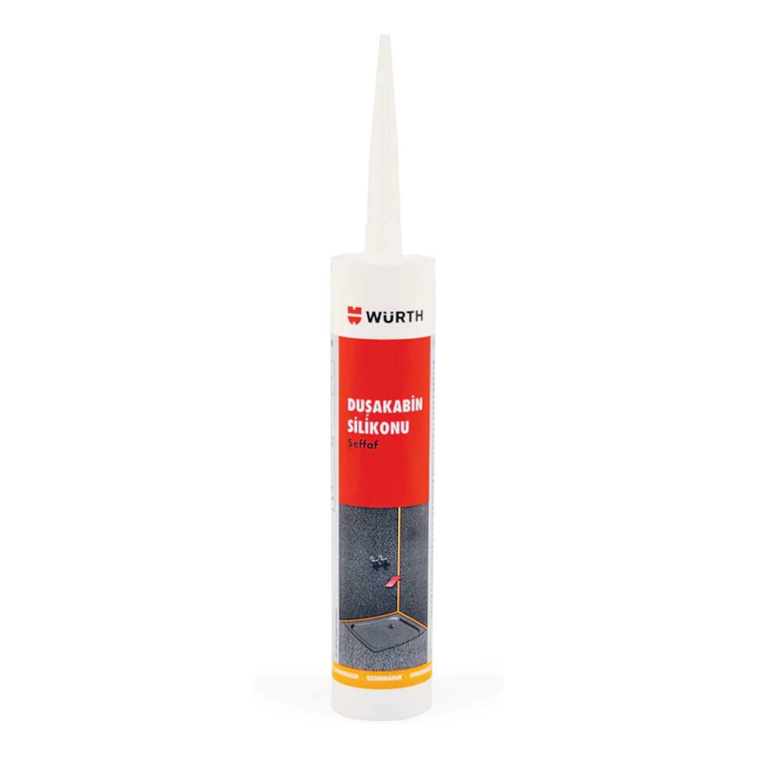 Würth Duşakabin Silikonu 310 ml - Şeffaf