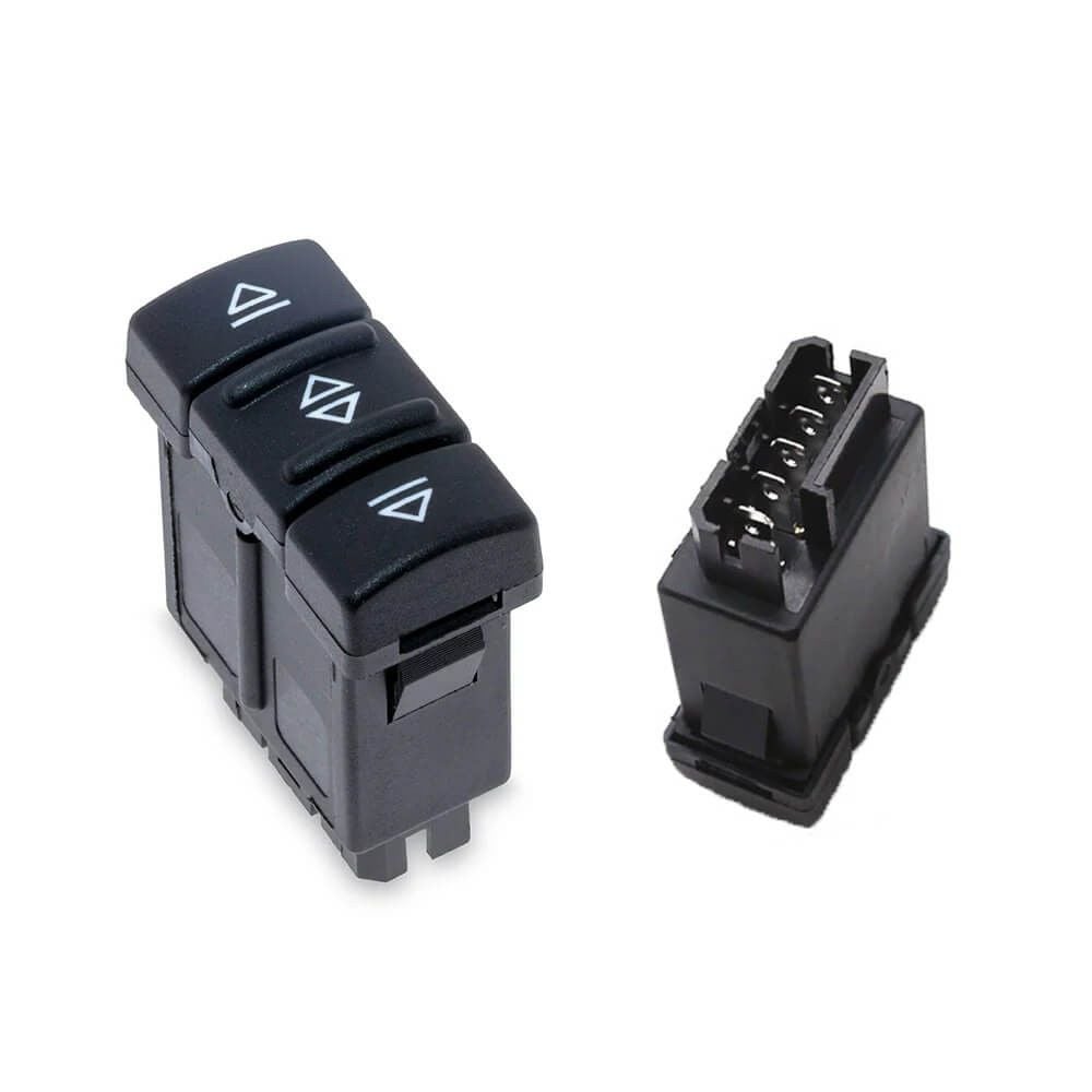 Renault Clio 1 , R19 ile uyumlu Ön Sol Cam Açma Düğmesi 5 Pin