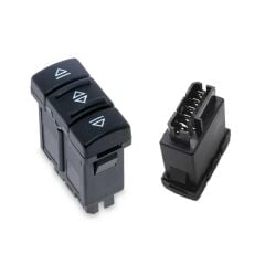 Renault Clio 1 , R19 ile uyumlu Ön Sol Cam Açma Düğmesi 5 Pin