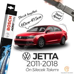 Bosch Aerotwin Muz Silecek Takımı Volkswagen Jetta 4 2011-2018 ile uyumlu