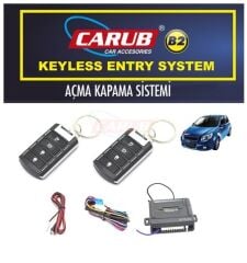 Carub Açma Kapama Uzaktan Kumanda Sustalı Siyah Silver