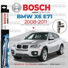 Bosch Aerotwin Muz Silecek Takımı Bmw X6 E71 2008-2011 ile uyumlu