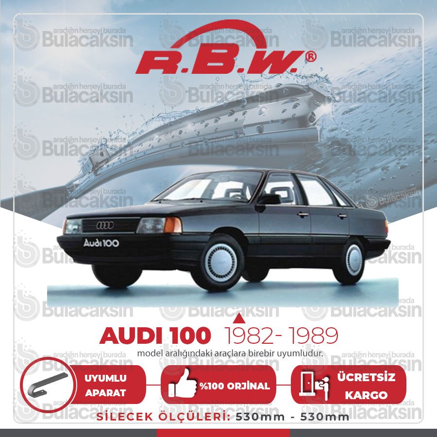 Audi 100 Sedan Muz Silecek Takımı (1982-1990) RBW