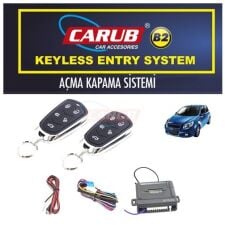 Carub B2 Açma Kapama Oval Krom Siyah