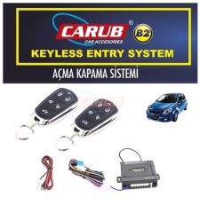 Carub B2 Açma Kapama Oval Krom Siyah