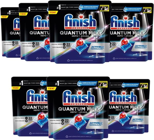 Finish Quantum Max 154 Kapsül Bulaşık Makinesi Deterjanı Tableti