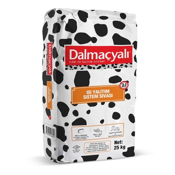 Dalmaçyalı Isı Yalıtım Sistem Sıvası Gri 25 Kg