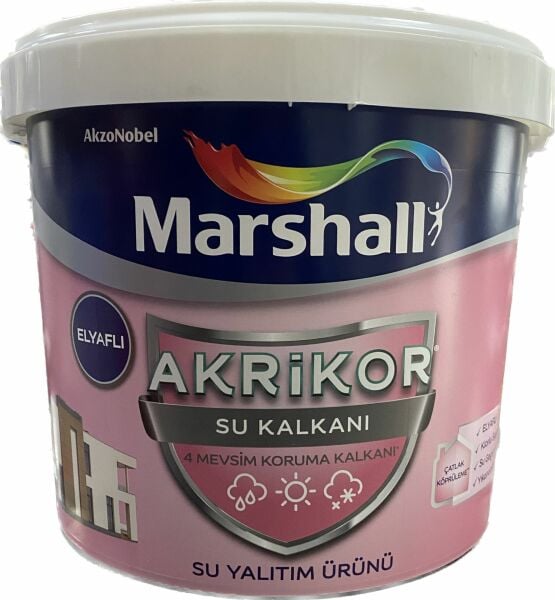 Marshall Akrikor Elyaflı Su Kalkanı Su Yalıtım Ürünü Beyaz 3 Kg