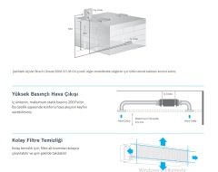 12000 BTU / Bosch Multi Gizli Tavan Tipi İç Ünite