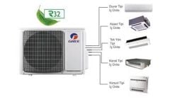 Gree Multi Sistem 42 dış 5+1 /9000+12000+12000+17000 btu +19000 Btu  tek yön iç