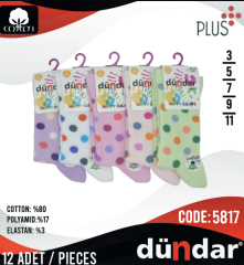 Dündar Çocuk Comfort Puantiyeli Soket Çorap 12 Adet