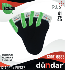 Dündar Bambu Sneaker Çorap 12 Adet