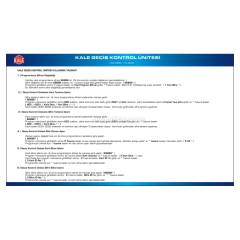 Kale Geçiş Kontrol Ünitesi - Şifreli & Kartlı KD050/10-900
