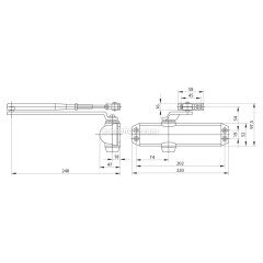 Assa Abloy DC120 Kapı Kapatıcı